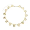 Choker Valentina Concha Folheada a Ouro 18k