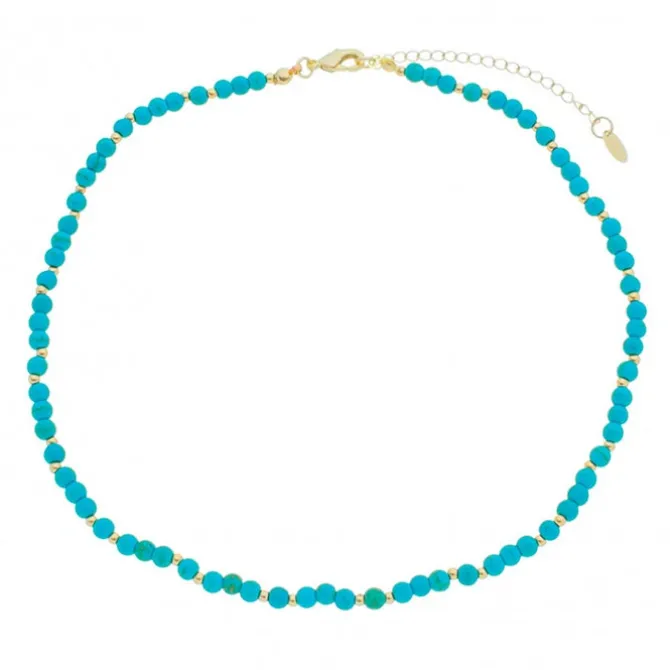 Choker Yasmin Howlita Turquesa