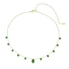 Choker Zircônias Esmeralda Folheada a Ouro 18k Muriel