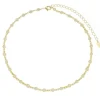 Choker Zircônias Folheada a Ouro 18k Sunshine