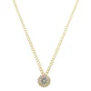 Colar Clara Ponto de Luz Elos Zircônias Folheado a Ouro 18k