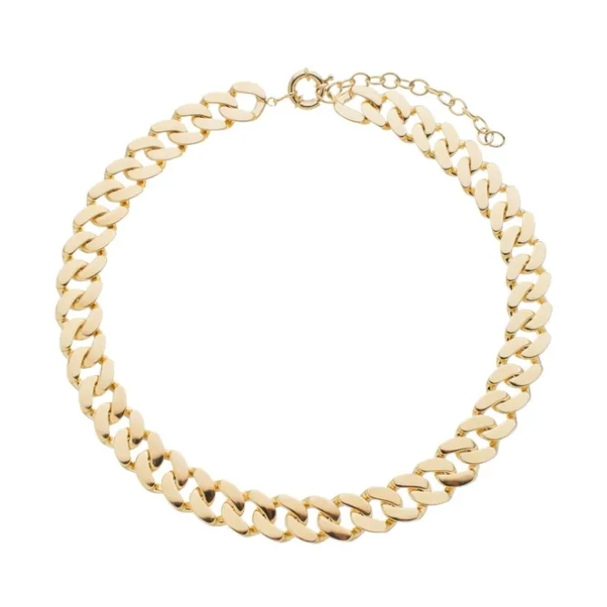 Colar Curto Alana Elos Folheado a Ouro 18k