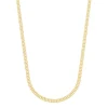 Colar Curto Anne Corrente Folheado a Ouro 18k