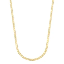 Colar Curto Anne Corrente Folheado a Ouro 18k