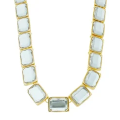 Colar de Chatons Cecilia Folheado a Ouro 18k