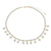 Colar de Pérolas Audrey Folheado a Ouro 18k