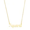Colar de Signos Manuscrito Folheado a Ouro 18k