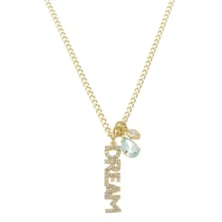 Colar Dream Princess Zircônia Acqua Folheado a Ouro 18k