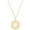 Colar Feminino Medalha Me Guia Senhor Por Onde Eu For Folheado a Ouro 18k