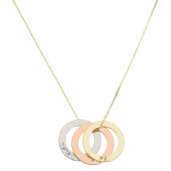 Colar Feminino Positive 3 Banhos Folheado Ouro 18k