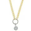 Colar Helena Zircônia Folheado a Ouro 18k e Folheado em Ródio Branco
