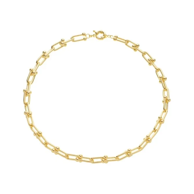 Colar Juliana Elos Folheado a Ouro 18k