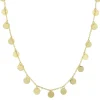 Colar Longo Inna Medalhinhas Folheado a Ouro 18k