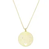 Colar Longo Medalha Ho’oponopono Folheado a Ouro 18k