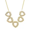 Colar Lucy Coração Elos Vintage Dourado
