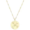 Colar Mandala Luz, Proteção, Energia e Sorte Folheado a Ouro 18k