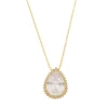 Colar Maria Fernanda Gota Zircônia Cristal Folheado a Ouro 18k