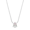 Colar Maria Sophia Gota Zircônia Cristal Folheado em Ródio Branco