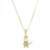 Colar Mãe de Menino Principe Zircônias Cristal Folheado a Ouro 18k
