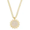 Colar Medalha de Coração All We Need Is Love Folheado a Ouro 18k