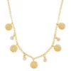 Colar Piuka Jardim de Girassóis Zircônias Folheado a Ouro 18k