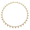Colar Riviera Elisa Coração Zircônia Folheado a Ouro 18k