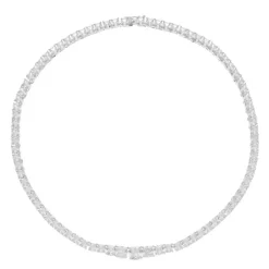 Colar Riviera Elizabeth Zircônias Folheado em Ródio Branco