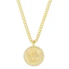 Colar Silvia Medalha Borboleta o que Não Te Desafia Não Te Transforma Folheado a Ouro 18k
