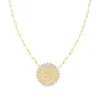 Colar São Bento Medalha Zircônia Folheado a Ouro 18k