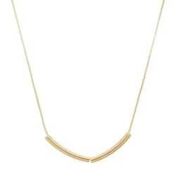Colar V Juliana Folheado a Ouro 18k