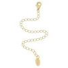 Extensor de Corrente Piuka Folheado a Ouro 18k