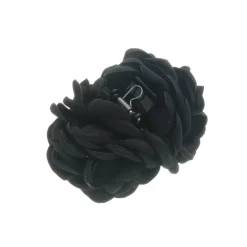 Flor de Cabelo Piranha Preta Martina