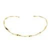 Gargantilha Vicky Torcida Folheada a Ouro 18k