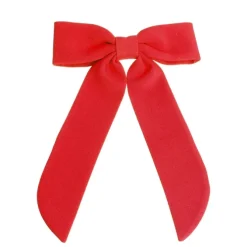 Laço de Cabelo Bia Crepe Vermelho