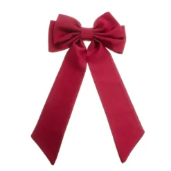 Laço de Cabelo Dani Crepe Cherry