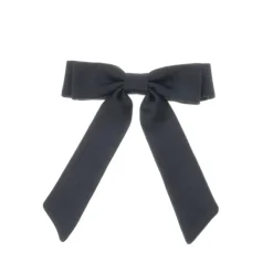 Laço de Cabelo Duplo Fernanda Crepe Preto