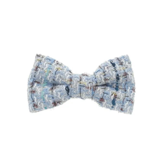 Laço de Cabelo Jessica Tweed Azul