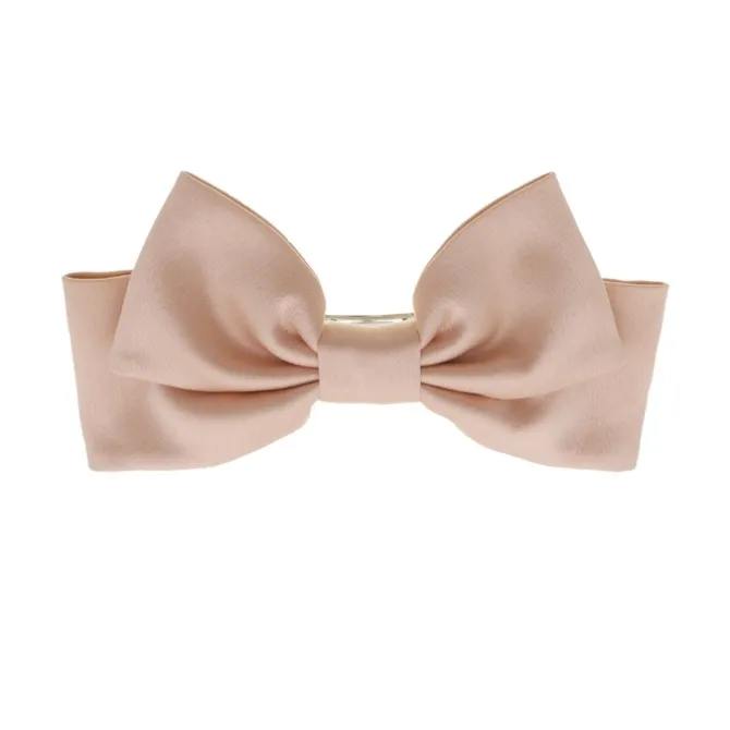 Laço de Cabelo Lais Crepe Acetinado Rose