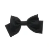 Laço de Cabelo Lais Crepe Acetinado Preto