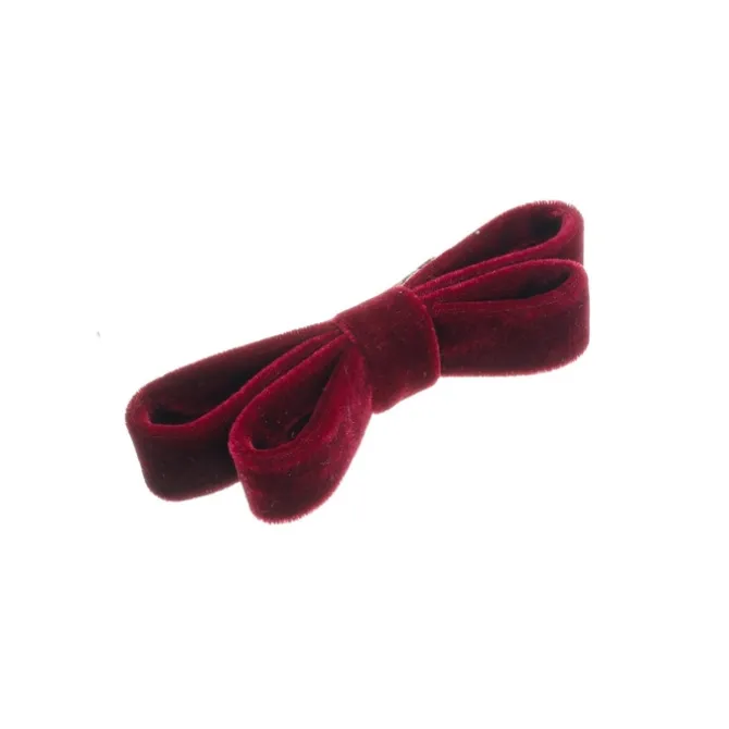 Laço de Cabelo Mari Veludo Alemão Cherry