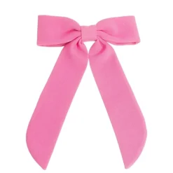 Laço de Cabelo Nat Crepe Rosa