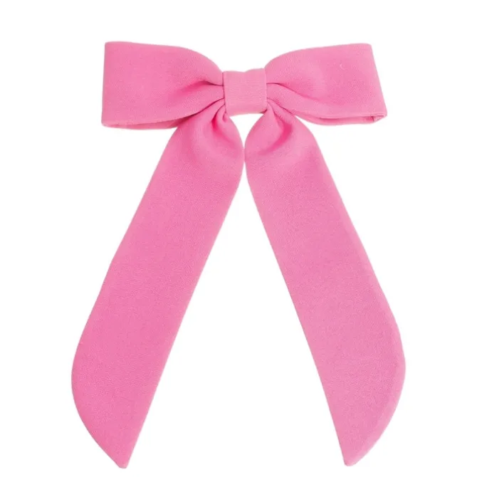 Laço de Cabelo Nat Crepe Rosa
