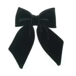 Laço de Cabelo Nat Veludo Alemão Preto