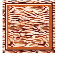 Lenço de Seda Thais Terracota