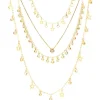 Mix de Colares Adhara Estrelas Folheado a Ouro 18k