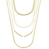 Mix de Colares Cecilia Folheado a Ouro 18k