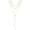 Mix de Colares Larissa Gotinhas Zircônia Acqua Folheado a Ouro 18k