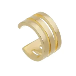 Piercing de Encaixe Fellipa 3 Argolas Folheado a Ouro 18k