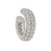 Piercing de Encaixe Piuka Ayleen Argola Zircônia Cristal Folheado em Ródio Branco