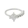 Piercing de Furo Argola Torção 8mm Cora Zircônias Prata